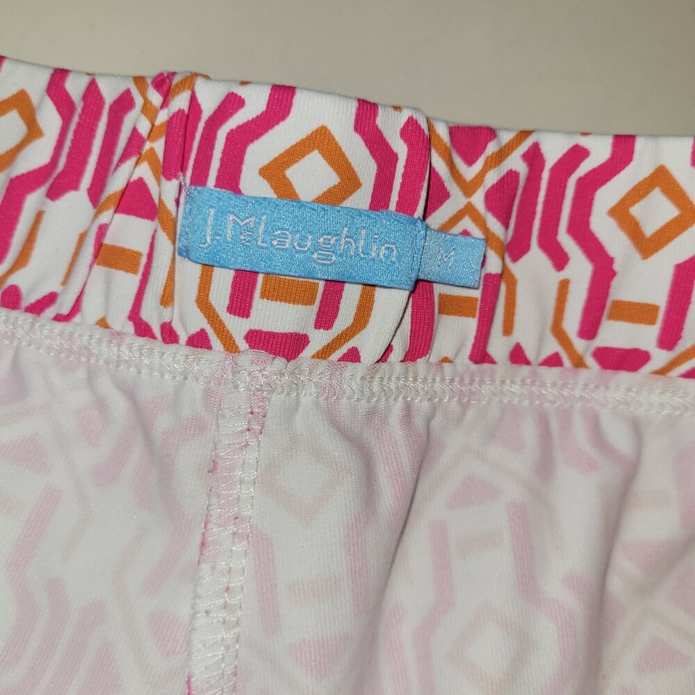 J. McLaughlin Palm Spring Catalina Cloth Skort in Mini Geo Glass - Picture 8 of 9
